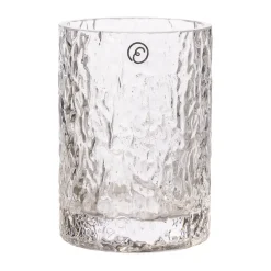 Ernst maljakko/kynttilälyhty kuvioitu, Kirkas, Ø5,3x8,5 cm