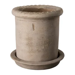 Ernst terrakottaruukku aluslautasella, Ø16×16 cm