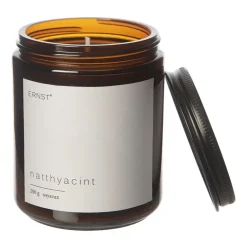 Ernst tuoksukynttilä kannella lasissa Ø9 cm, Yöhyasintti