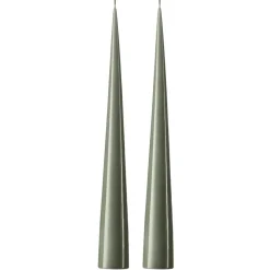 ester & erik -kartiokynttilä 37 cm, 2-pakkaus lakattu, Green soil 70-0