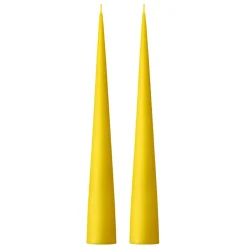 ester & erik -kartiokynttilä 37 cm, 2-pakkaus matta, Lemon drop 15