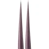 ester & erik -kartiokynttilä 37 cm, 2-pakkaus lakattu, Muted mauve 42-0
