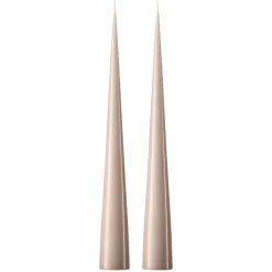 ester & erik -kartiokynttilä 37 cm, 2-pakkaus lakattu, Linen grey 22-0