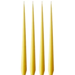 ester & erik -kynttilä, 4-pakkaus matta, Lemon drop 15, 42 cm