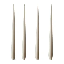 ester & erik -kynttilä, 4-pakkaus matta, linen grey, 32 cm