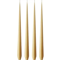 ester & erik -kynttilä, 4-pakkaus matta, beige 14/2, 32 cm