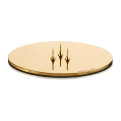 ester & erik kynttilälautanen Ø9 cm kiiltävä, Kulta