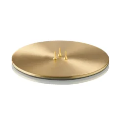 ester & erik kynttilän aluslautanen Ø 12 cm matta, Kulta