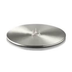 ester & erik kynttilän aluslautanen Ø 12 cm matta, Silver