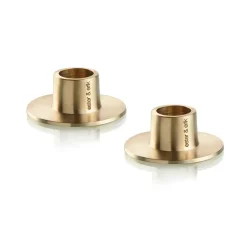 ester & erik kynttilänjalka matta, 2-pakkaus, Kulta