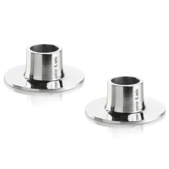 ester & erik kynttilänjalka kiiltävä 2-pakkaus, Ruostumaton teräs