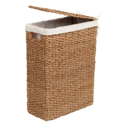 Esther punottu pyykkikori luonnonvärinen, 58 cm