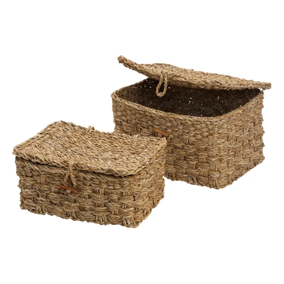 Esther säilytyskori 2-pakkaus, Luonnonvärinen