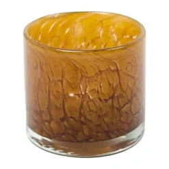 Etna kynttilälyhty Ø8 cm, Vaaleanruskea