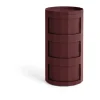 Facet Cabinet 30 sivupöytä, Burgundy