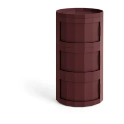 Facet Cabinet 30 sivupöytä, Burgundy