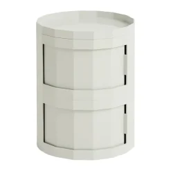 Facet Cabinet 20 sivupöytä, Sumuinen harmaa