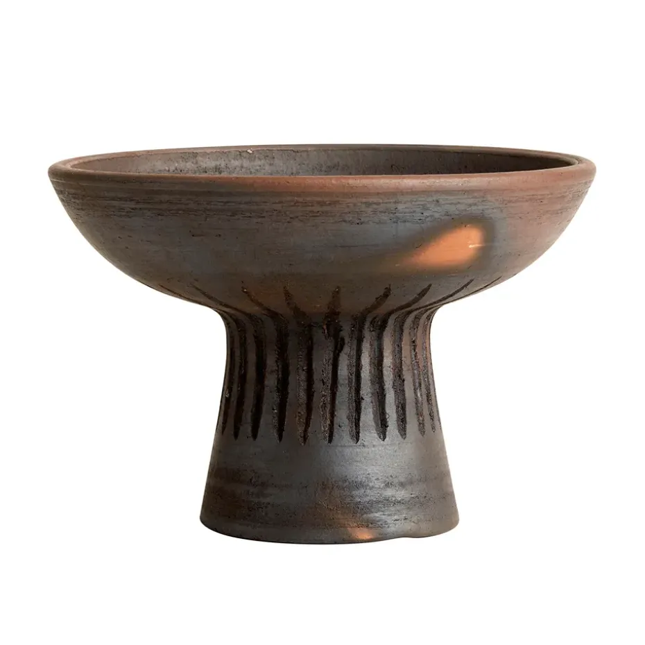 Fire jalallinen kulho S, Ruskea