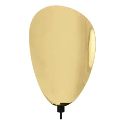 Flambeau kynttilänjalka seinä 40 cm, Black-polished brass