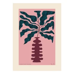 Flower Studies 01 (Kirjovehka) -juliste, 30 x 40 cm