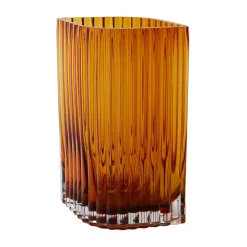 Folium vaasi 25 cm, Amber