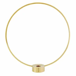 Gloria kynttilänjalka, pieni, messinki