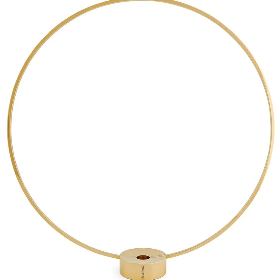 Gloria kynttilänjalka, suuri, messinki