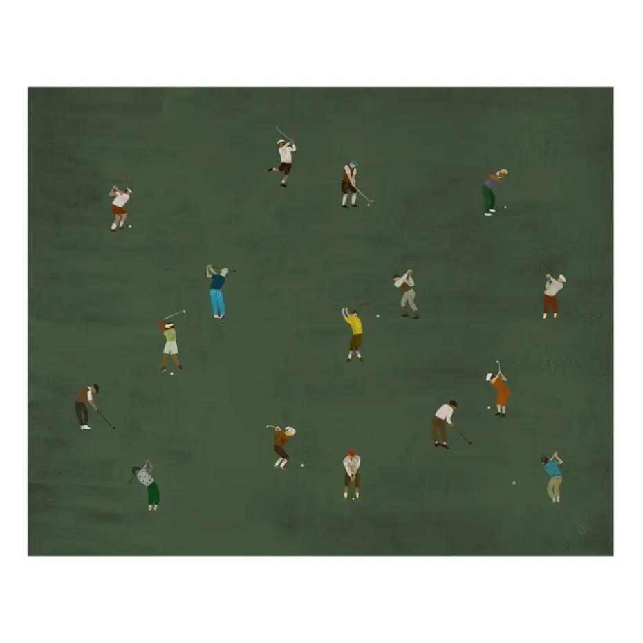 Golfers juliste, 40 x 50 cm