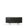 Graphic sideboard, Tiikki musta 3 ovea