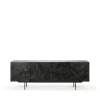 Graphic sideboard, Tiikki musta 4 ovea
