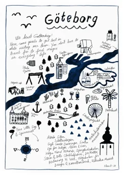 Göteborg juliste, 50x70 cm