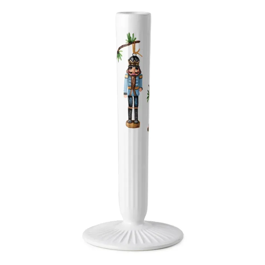 Hammershøi Christmas kynttilänjalka valkoinen, 20 cm