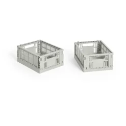 HAY Colour Crate Mini 2-pack 13x17 cm, Grey