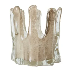 Helix kynttilälyhty Ø14 cm, Taupe