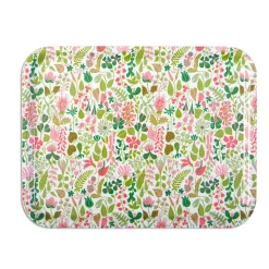 Herbarium vaaleanpunainen tarjotin, 27 x 20 cm