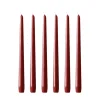 Herrgårdsljus kynttilät 30 cm 6-pakkaus, Viininpunainen kiilto