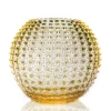 Hobnail Globe maljakko 24 cm, Sitruuna