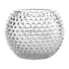 Hobnail Globe maljakko 24 cm, Crystal