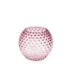 Hobnail Globe maljakko 18 cm, Rosa