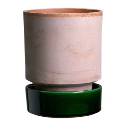 Hoff ruukku, Ø14 cm, Raw Rosa-Emerald Green