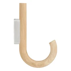 Hook koukku 19 cm, Tammi-kromi