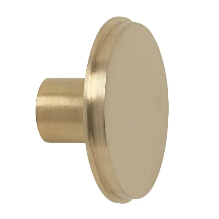 Hook koukku messinki, Large Ø4,8cm