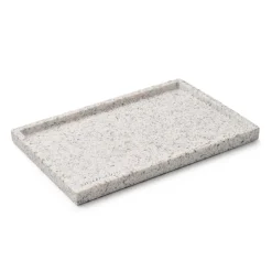 Humdakin Terrazzo -tarjotin 30x20 cm, White-brown