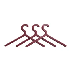 Illusion ripustin, 3-pakkaus, Syvä punainen