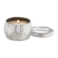 Japonica Mini Tin -tuoksukynttilä 25 tuntia, Mokara-orvokki