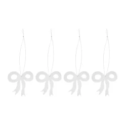 Joulukoriste rusetti 6 cm, Ruostumaton teräs