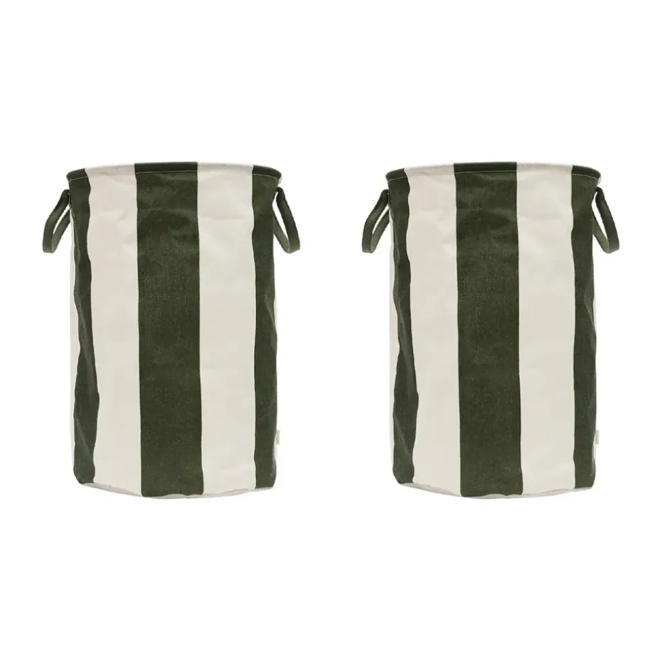 Kara säilytyskori large Ø38x54 cm, Dark Green