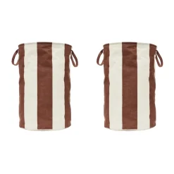 Kara säilytyskori large Ø38x54 cm, Muskottipähkinä