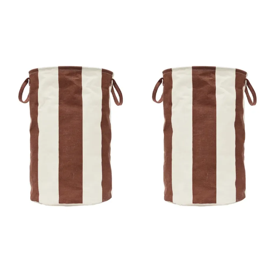 Kara säilytyskori large Ø38x54 cm, Muskottipähkinä