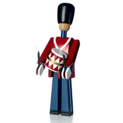 Kay Bojesen rummunlyöjä, punainen-sininen